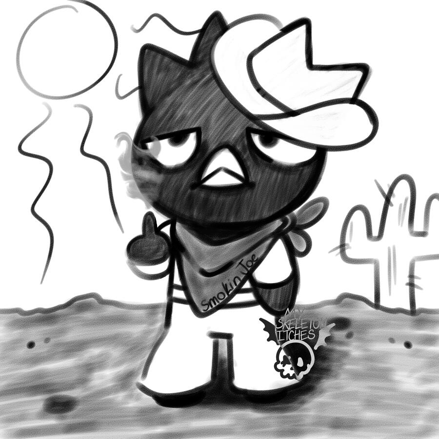 smoking joe badtzmaru - gift