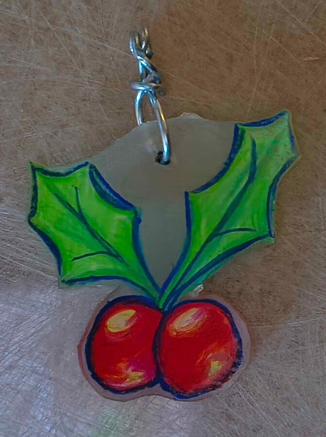 Mistletoe key chain