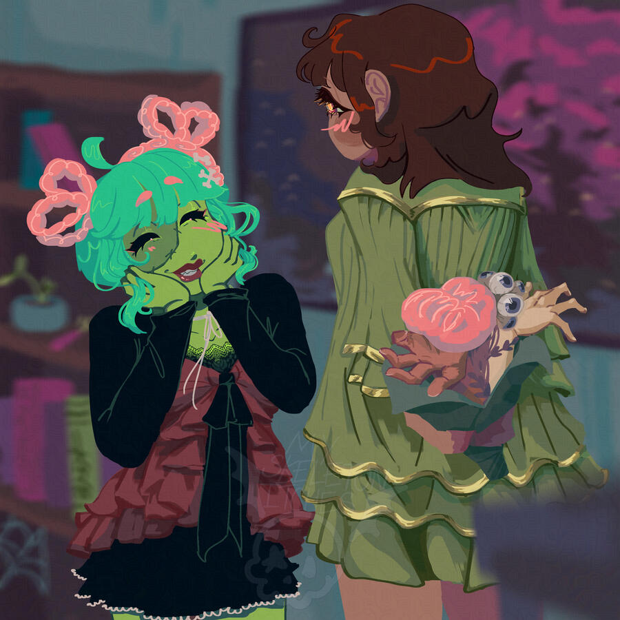 Nibbles (brain.Biter's Oc) and Bailey