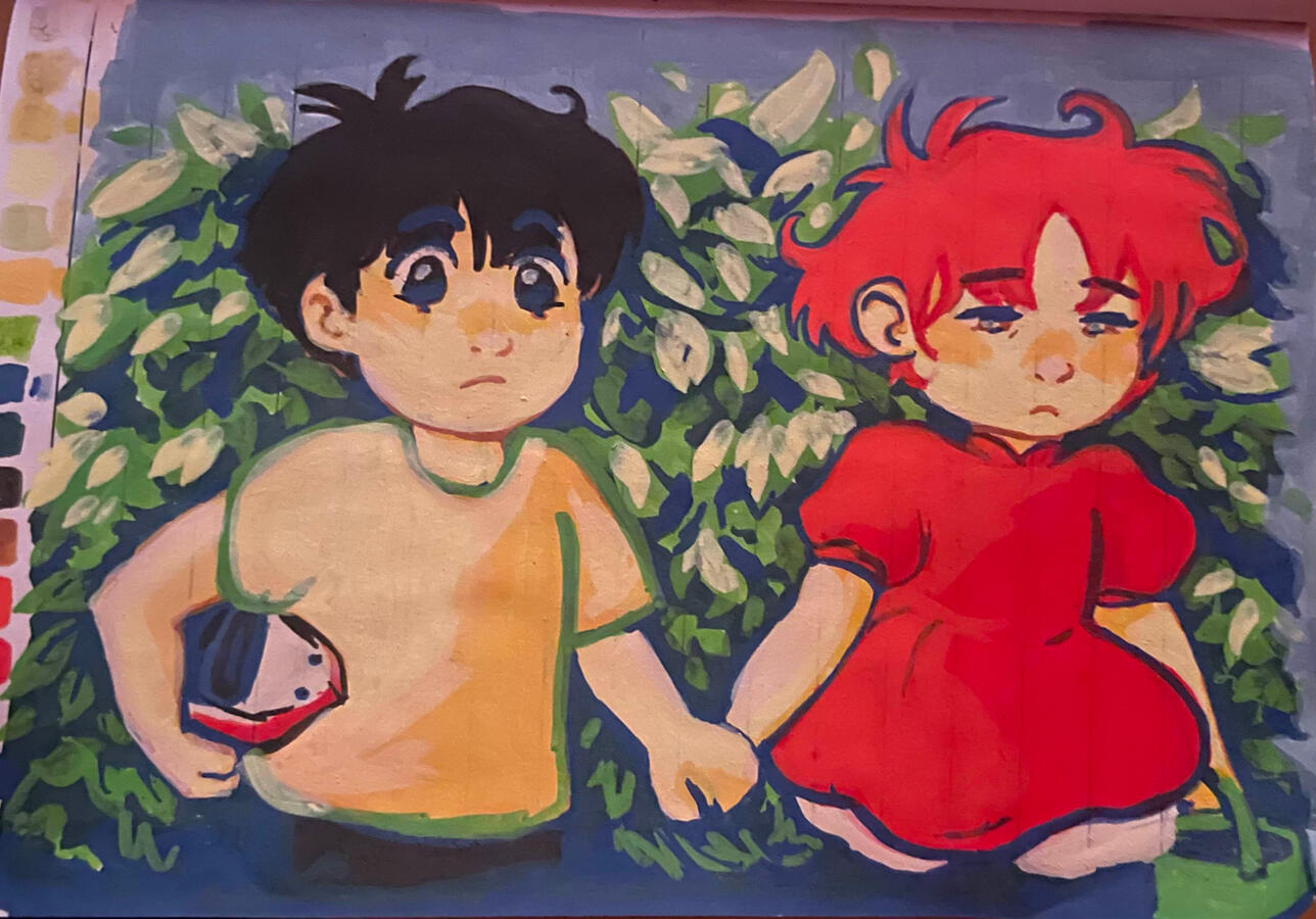 Sasuke and Ponyo